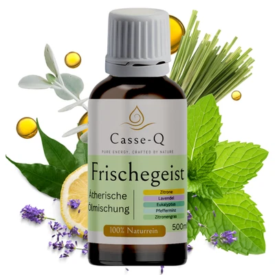 Esprit de fraîcheur lavande menthe poivrée eucalyptus citronnelle 100% pure n... - Photo 1/4
