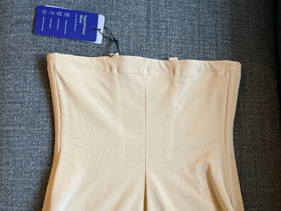 Prendas moldeadoras Honeylove para mujer talla M beige superpoder cortas esculpidas nuevas con etiquetas Foto 3 de 4