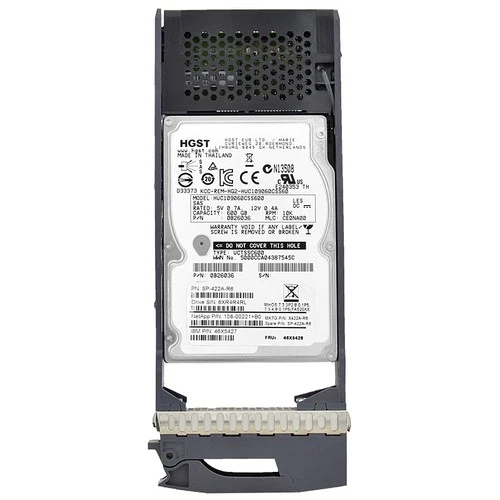 NetApp 108-00221+B0 600GB 10K 64MB SAS 46X5427 HUC109060CSS600 2.5''
