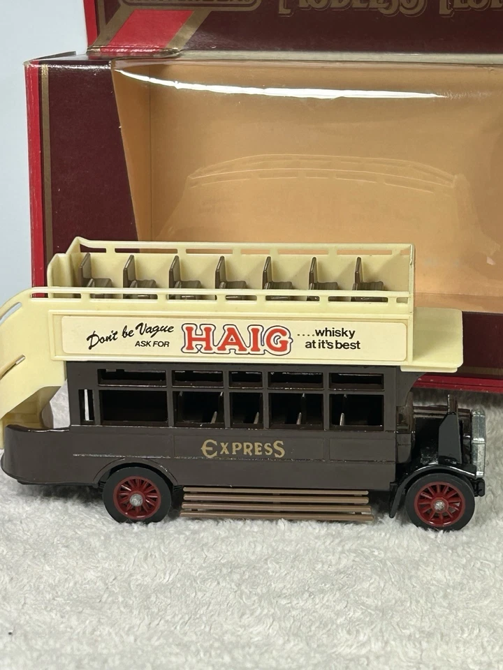 Y-23 1922 AEC Omnibus Haig Matchbox Models of Yesteryear England Lesney 1982 VTG - Image 4 of 4