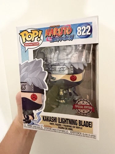 Funko Pop! Vinyl Naruto Kakashi (Lightning Blade) #822 Special Edition Figure