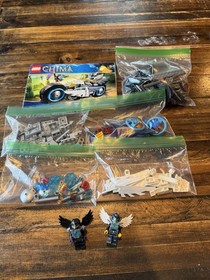 Retired Lego Chima Lot  70001 Crawley&rsquo;s Claw Ripper 70007 Eglor&rsquo;s  Bike 70128