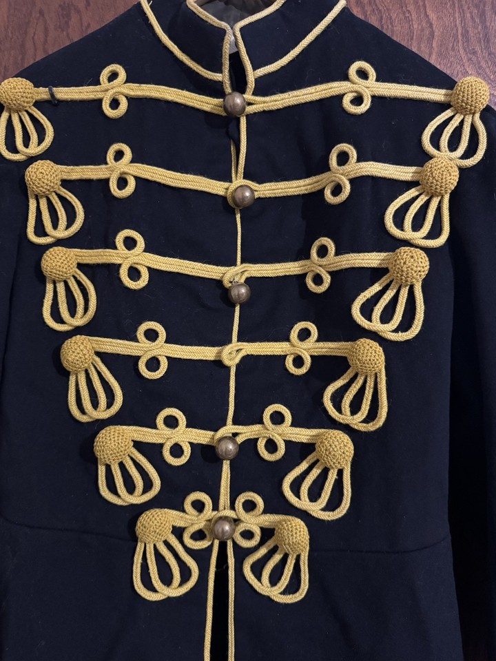 Royal Protection Officers Edwardian Hussar Cavalry Crimean War Royal Fusiliers Officers Tunic ...