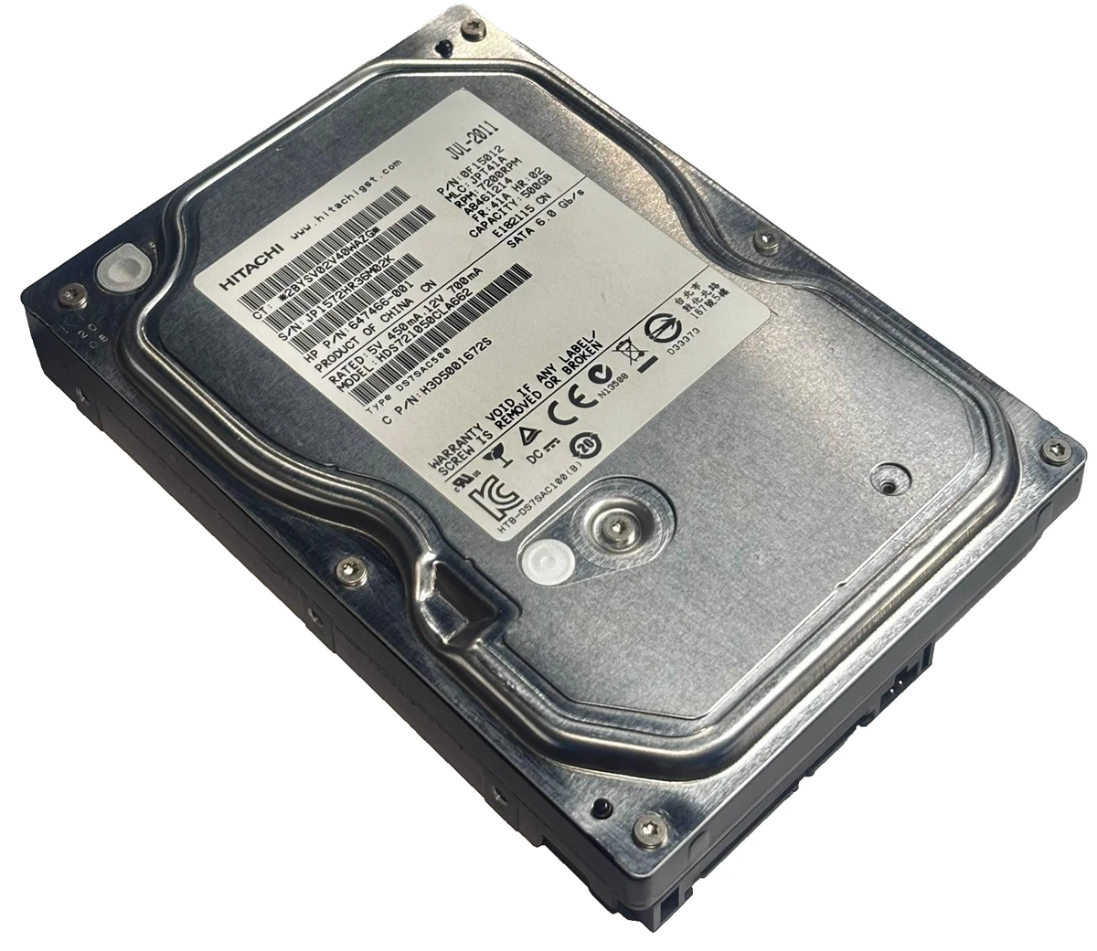 Hitachi 500GB Computer Internal Hard Disk Drives for Sale - eBay
