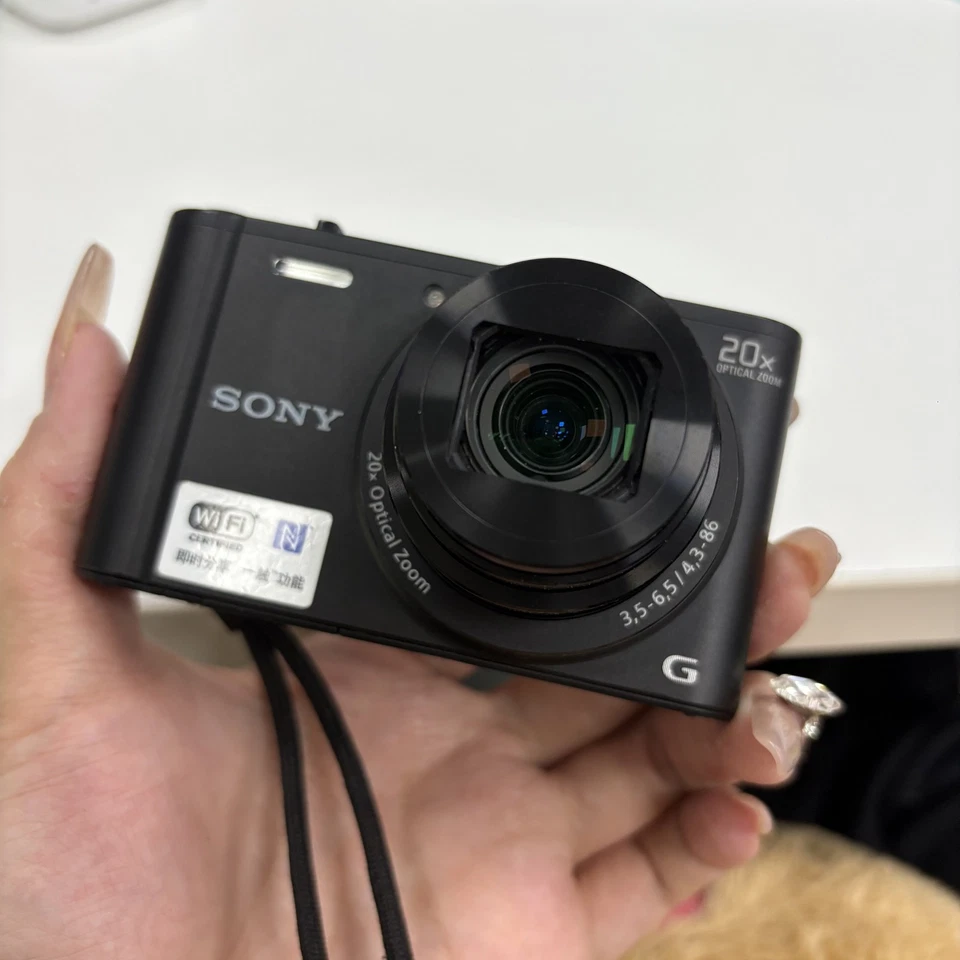 SONY Cyber-shot DSC-WX350 black 18.2 MP 20x Digital Zoom Digital Camera English - Image 2 of 4