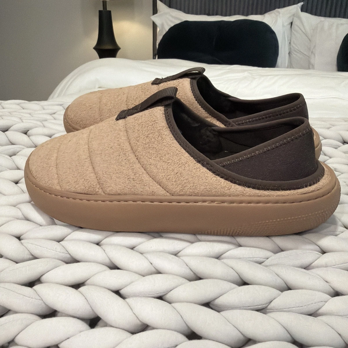 CROCS Dual Comfort Men\'s Slip-On Loafers - Light‎ Brown Sz 12 Crocs Loafers Mens 12 Brown Slip-On Comfort | Mercari main image 3