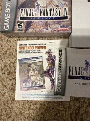 Final Fantasy IV Advance Nintendo Game Boy GBA FF4 ~ Complete In