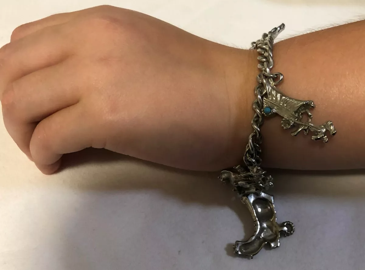 Cowgirl charm bracelet sale