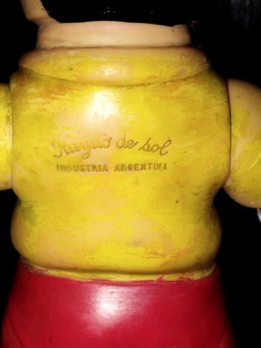 DE COLECCIÓN RARA ARGENTINA WALT DISNEY MICKEY MOUSE FIGURA GRANDE DE GOMA RAYITO DE SOL - Imagen 4 de 9