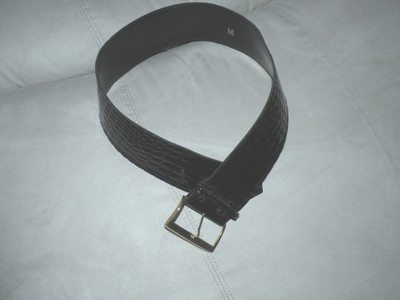 extra wide black belt