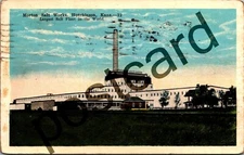 1924, MORTON SALT WORKS, Hutchinson, KS, "Largest in the World", postcard jj443