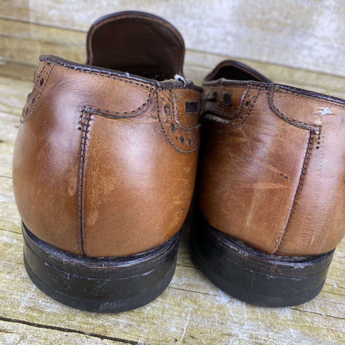 FootJoy Classics Loafers Mens Size 11.5 C Brown Wingtip  display picture 2