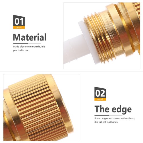 2PCS Water Hose Quick Connector Plated for Garden Hose Accessories - Foto 2 di 12