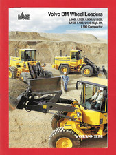 VOLVO BM WHEEL LOADERS 6 PAGE FOLDOUT BROCHURE 1994 [some marks on back]