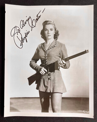 Phyllis Coates Inscribed Signed Autograph 8x10 Photo - Panther Girl Of ...