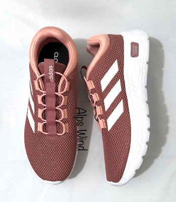 adidas Women's Cloudfoam Comfy Elastic Lace Running Shoes SZ.9.5 NWOB