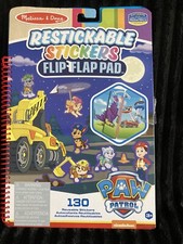 Melissa & Doug PAW Patrol Restickable Stickers Flip-Flap Pad - Ultimate Rescue