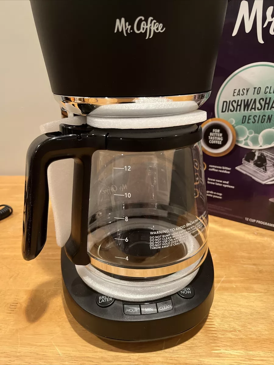 Mr coffee 12 cup top programmable coffee maker white