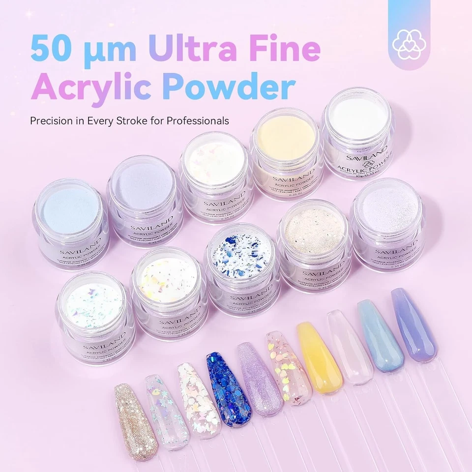 Kit de uñas acrílicas todo en uno: lámpara de 48 W, taladro de uñas y cepillos para uñas impresionantes Foto 4 de 4