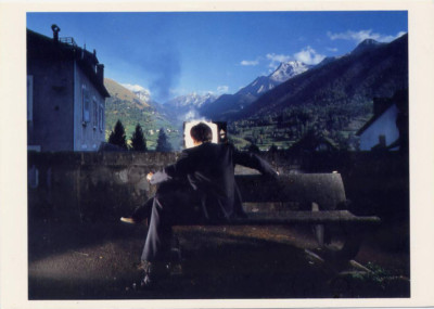 Technology + Nature in the Pyrenees 1985 Photo Art by Tim Simmons POSTCARD