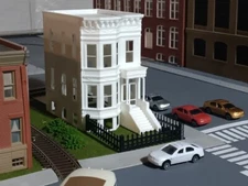 HO Scale Row House / Townhome /  Brownstone Building  (3D Print)