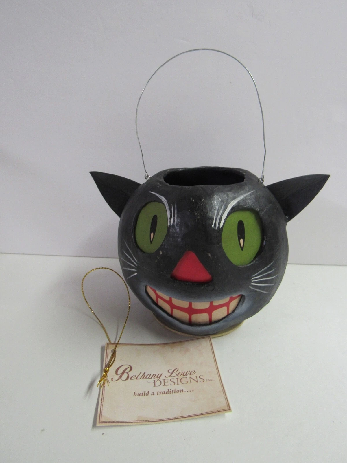 Bethany Lowe Cat Bucket - Thumbnail 3