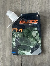 Disney Pixar Buzz LightYear Reusable Drink Pouch 10oz Space Ranger -New Open Box