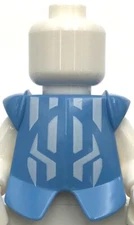 Lego New Medium Blue Minifigure Armor Breastplate Leg Protection Part