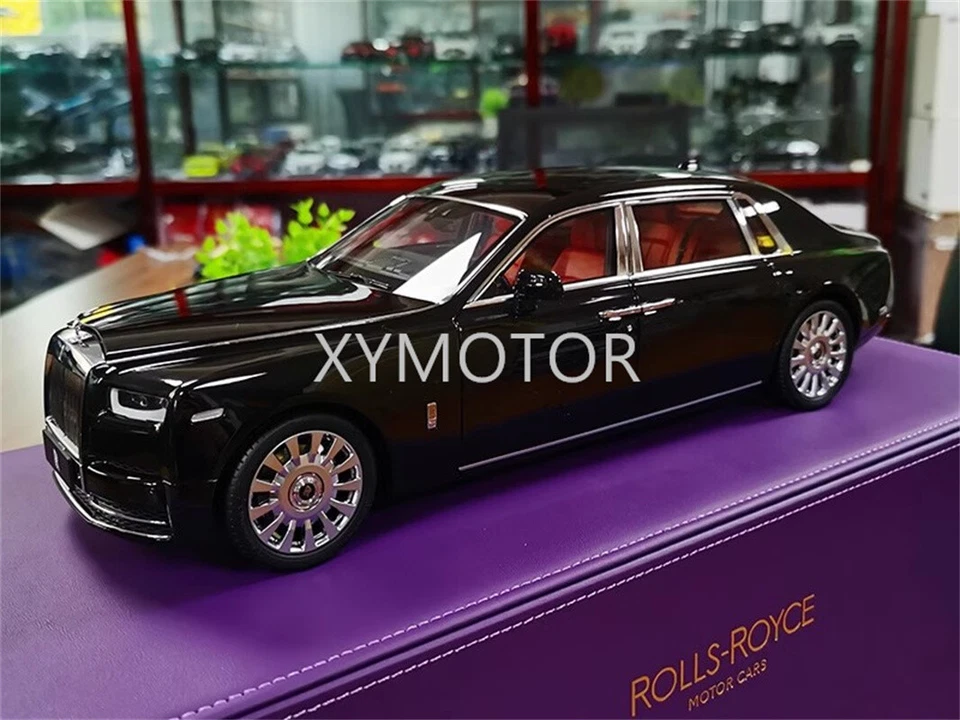1:18 Rolls Royce Phantom 8th Eight Generations Diecast Model Car Gray - Image 3 of 4