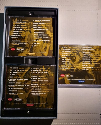 Rock Rhythm & Doo Wop 3 CD + Bonus Disc Rhino Buddy Holly Bobby Darin Shirelles - Picture 14 of 14