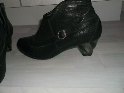 Lisa Tucci Stiefelette Gr. 38 schwarz NEU