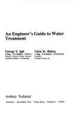 An Engineer's Guide To Wasser Behandlung Chris B Solt, George S