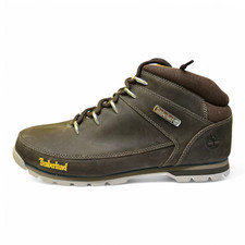 Image of Timberland Euro Leather Mid Lace-Up Boot for Men in Brown (A2NNJ)