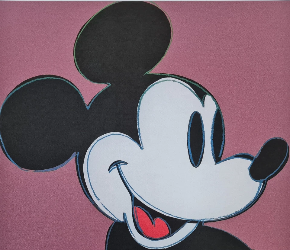 ANDY WARHOL * Mickey Mouse * lithograph * 50x50 cm*limited # xx/500 CMOA signed - Bild 3 von 4