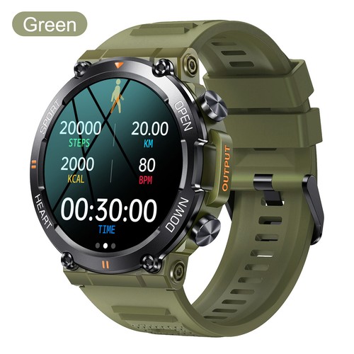 Men's Waterproof Smart Watch Military Tactical Wristwatch Sport Fitness Tracker- - Picture 16 of 16