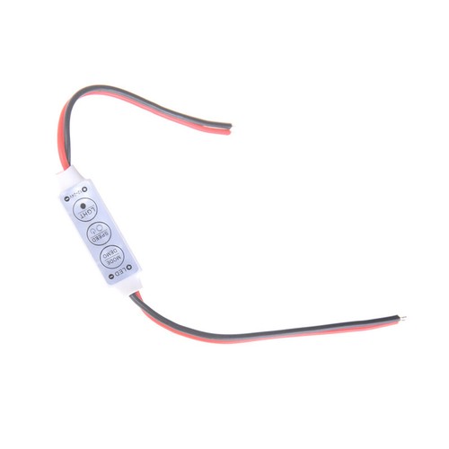 12-24V Mini 3 Keys Single Color LED Controller Brightness Dimmer For 3528 50.l8 - Picture 2 of 6