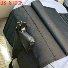 Concealed Under Car Seat Bedside Gun Pistol Clip Handgun Holster with Mag Holder