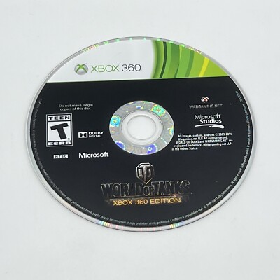 Xbox 360 World Of Tanks Xbox 360 Edition No Manual Tested