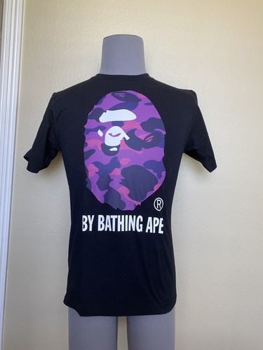 bape camo shirt Black/purple By Bathing 