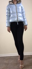 Preowned Light Blue Duvetica Italy Tear Down Jacket Sz42/4-6