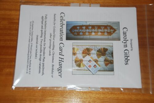 Patchwork kit Celebration Card Hanger by Carolyn Gibbs - Picture 1 of 2