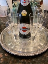 Trumpet-Form Crystal Champagne Flutes, Set of 4 — listing 2