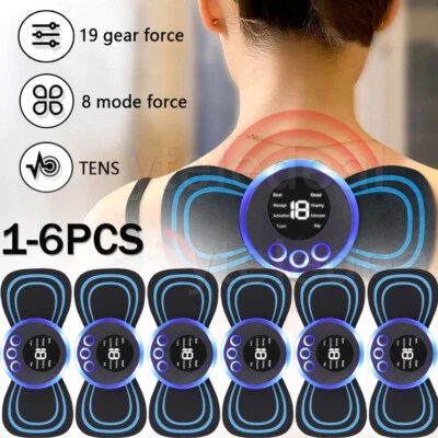 TENS Pad Muscle Stimulator Machine Massagers Pad Full Body Pain Relief Device