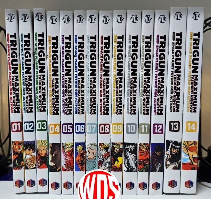 TRIGUN MAXIMUM Manga Vol 1 - Vol 14 (END) English Version