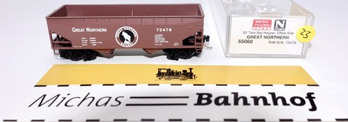Micro Trains Line 55060 33' Twin Bay Hopper Great Northern 73476 N 1:160 g23 å | Zustand: Gebraucht