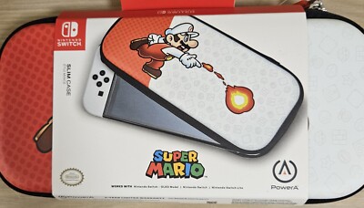 PowerA Slim Case For Nintendo Switch OLED & Lite Models Fireball Super ...