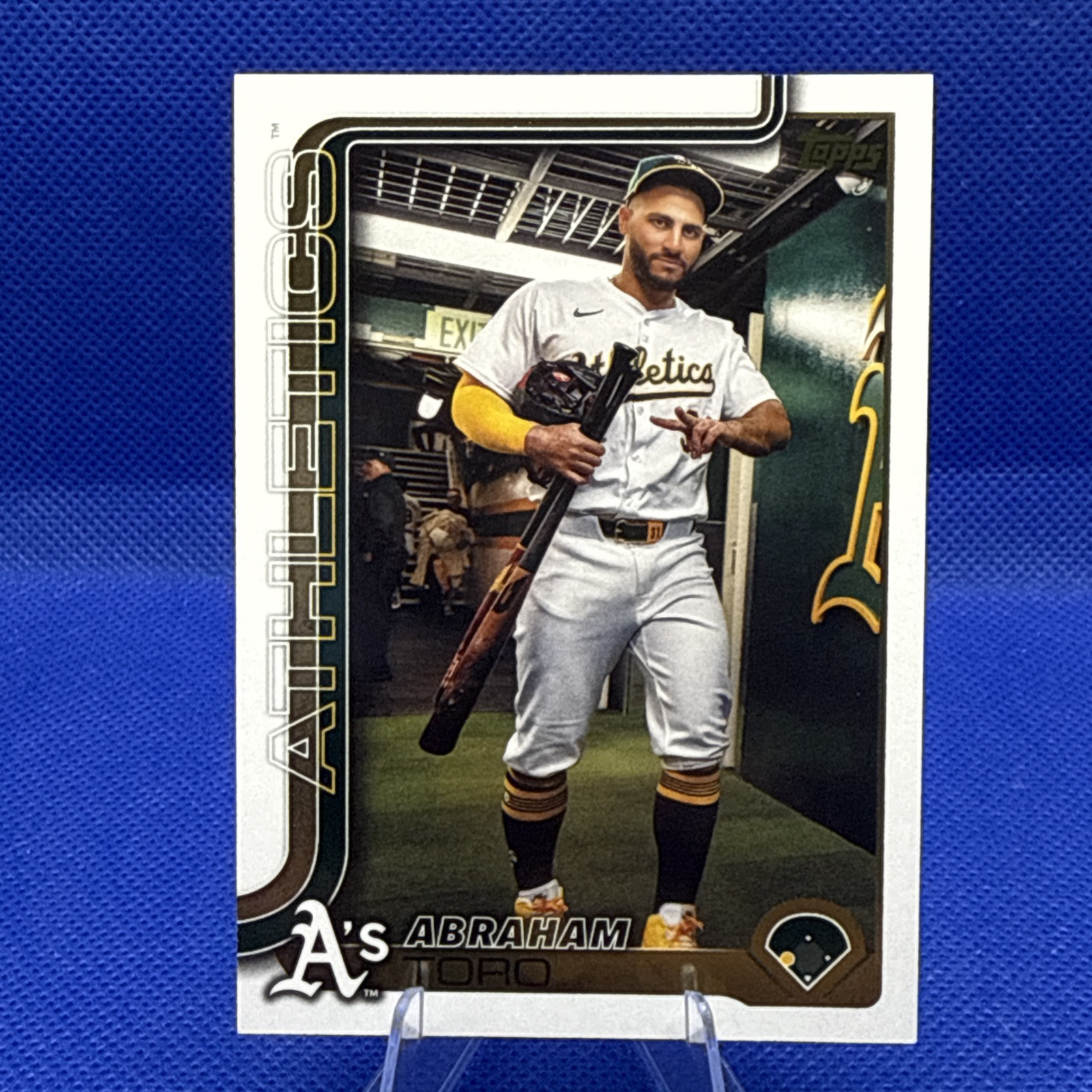 2025 Topps Series 1 Abraham Toro Golden Mirror SSP #245 Oakland A’s