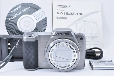 Appareil photo compact argenté OLYMPUS STYLUS SZ-15 zoom optique 24x testé - Photo 1/4