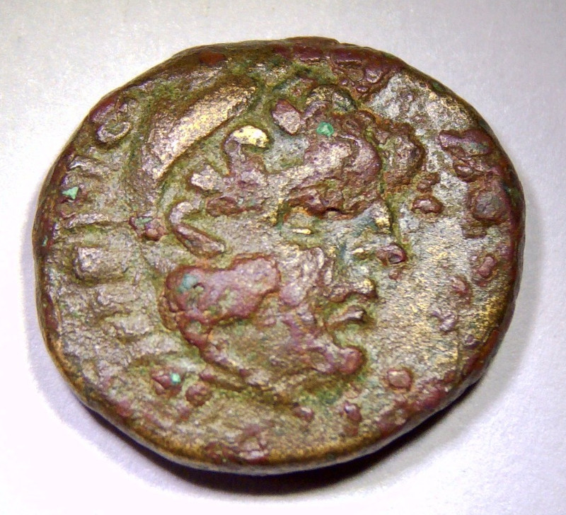 Thrace Lysimachos AE Bronze Coin (306-281 BC) Hercules / Wreath - SNG Cop 1169