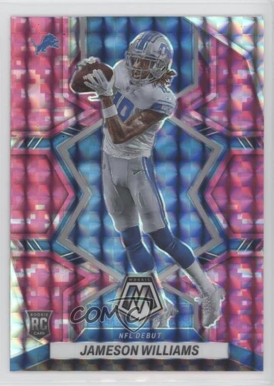 Jameson Williams Panini Mosaic #278 Pink Camo